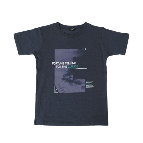 スラブ天竺・ブロックフォト半袖Tシャツ