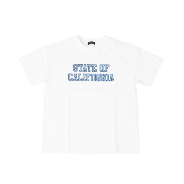 天竺・接触冷感ドロップショルダーアソートカレッジロゴ半袖Tシャツ