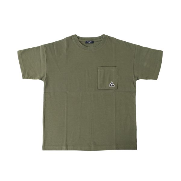 【GERRY】天竺・ドロップショルダーネーム付きポケット半袖Ｔシャツ