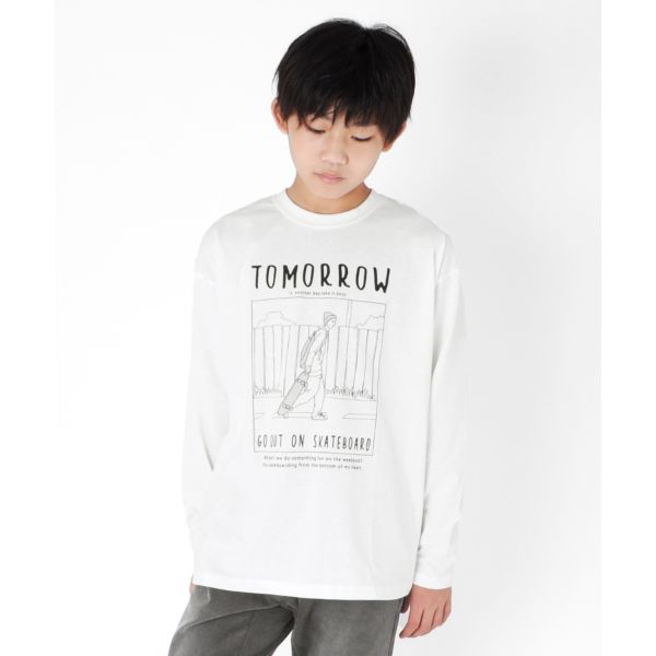 天竺・アソートプリント長袖Tシャツ