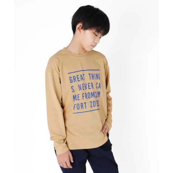 天竺・アソートプリント長袖Tシャツ