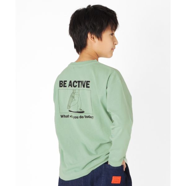 天竺・アソートプリント長袖Tシャツ