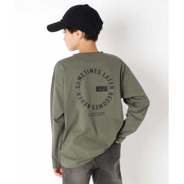 天竺・アソートプリント長袖Tシャツ