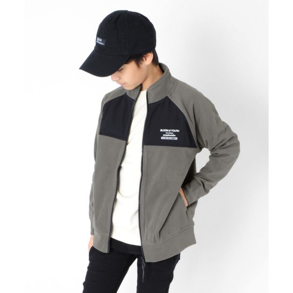 マイクロフリース・ハイネックジップブルゾン