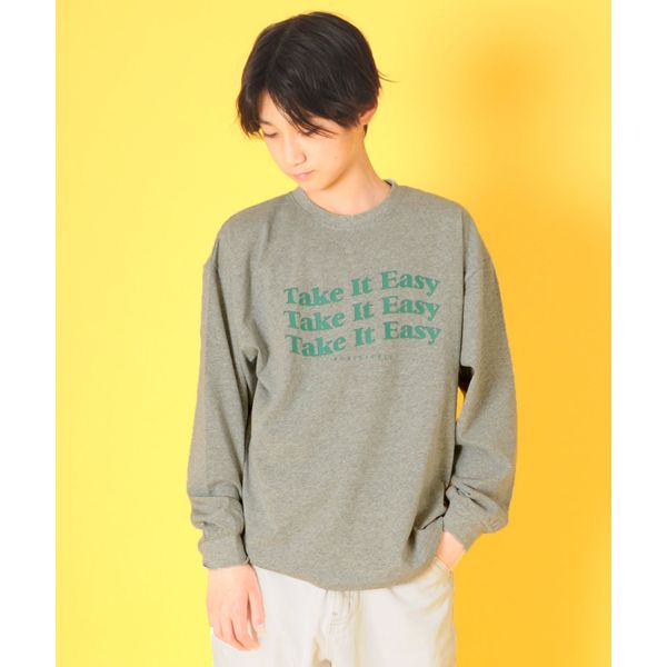 天竺・アソートプリント袖リブ長袖Ｔシャツ