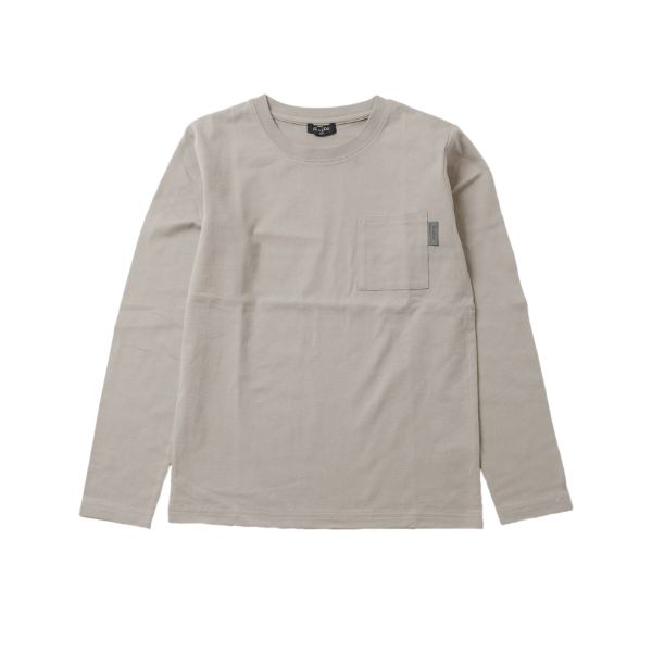 タフ天竺・リフレクトネーム付ポケット長袖Ｔシャツ