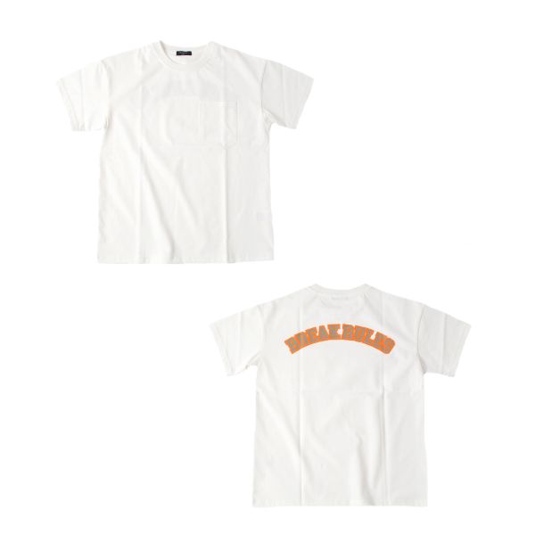 【大人向けサイズあり】機能天竺・接触冷感ドロップショルダーリフレクトロゴバックプリント半袖Tシャツ