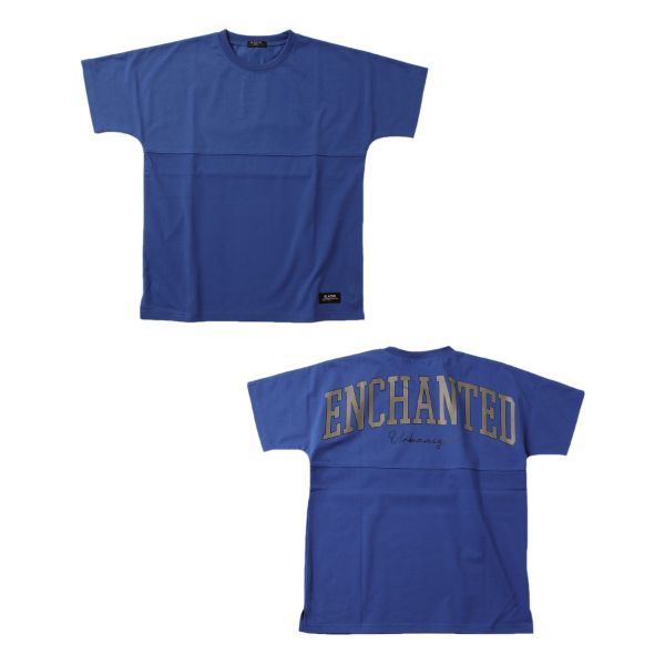 【大人向けサイズあり】機能天竺・接触冷感ドルマンスリーブバックプリント半袖Tシャツ