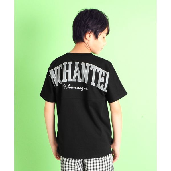 【大人向けサイズあり】機能天竺・接触冷感ドルマンスリーブバックプリント半袖Tシャツ