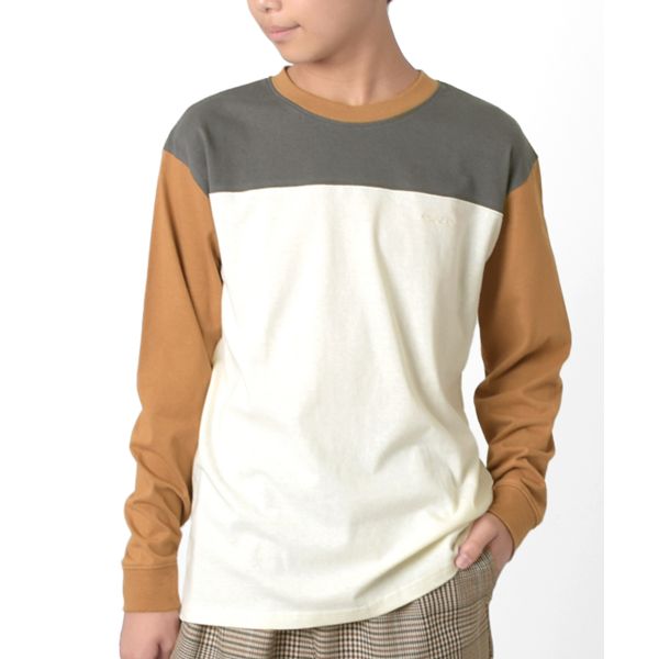 切り替えロングTシャツ