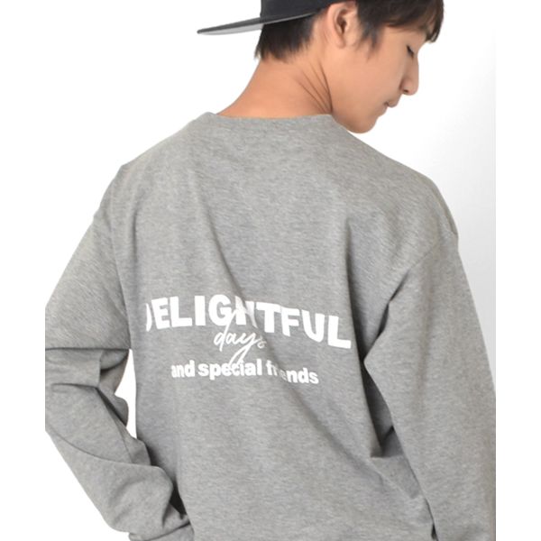 前後ロゴプリントTシャツ