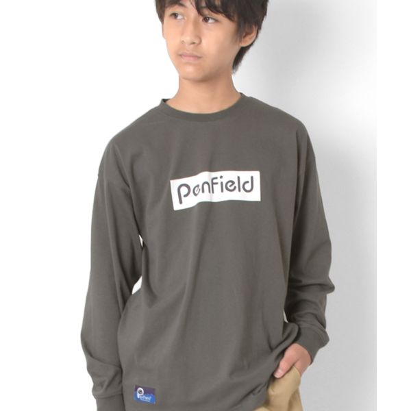 【Penfield】ロゴプリント長袖Tシャツ