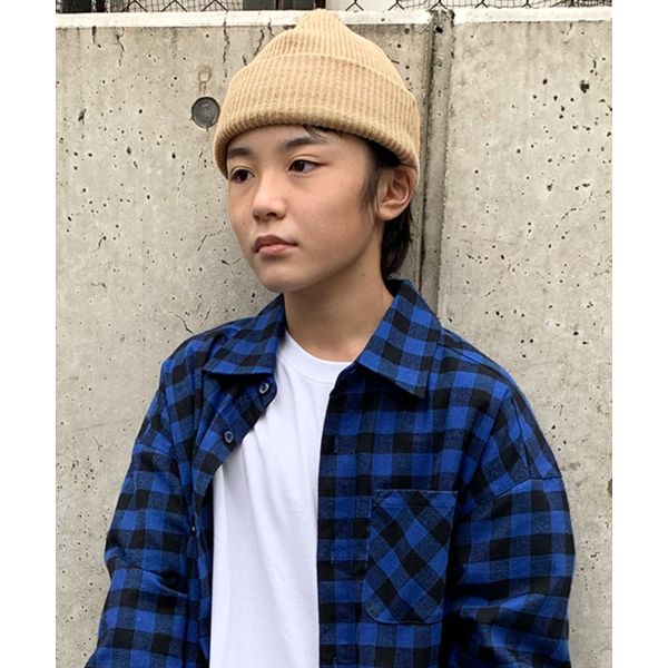 【大人向けサイズあり】リブニットワッチキャップ