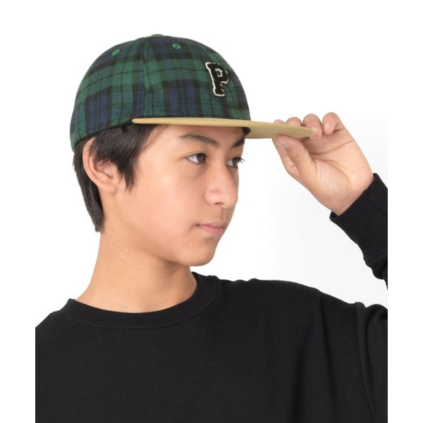 【大人向けサイズあり】【Penfield】ツートンチェックキャップ