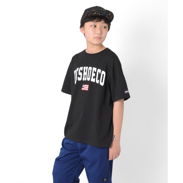 【大人向けサイズあり】【DC】アーチロゴプリントビッグ半袖Tシャツ