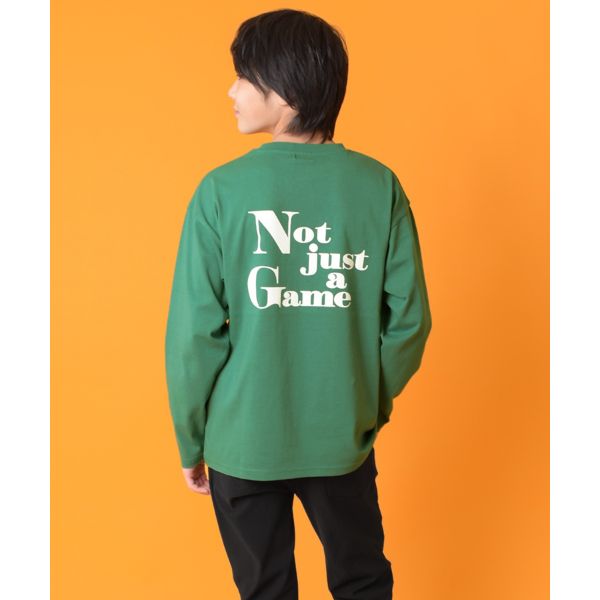 【グラコレ】アソートバックプリント長袖Tシャツ