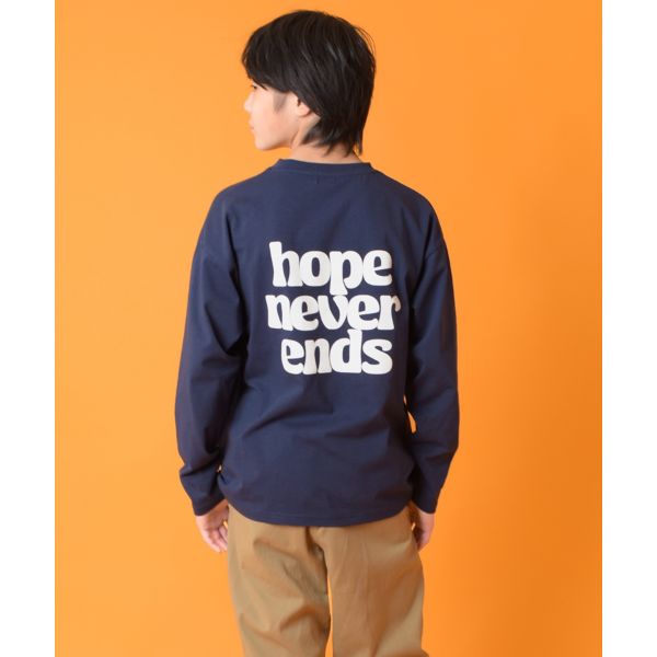 【グラコレ】アソートバックプリント長袖Tシャツ