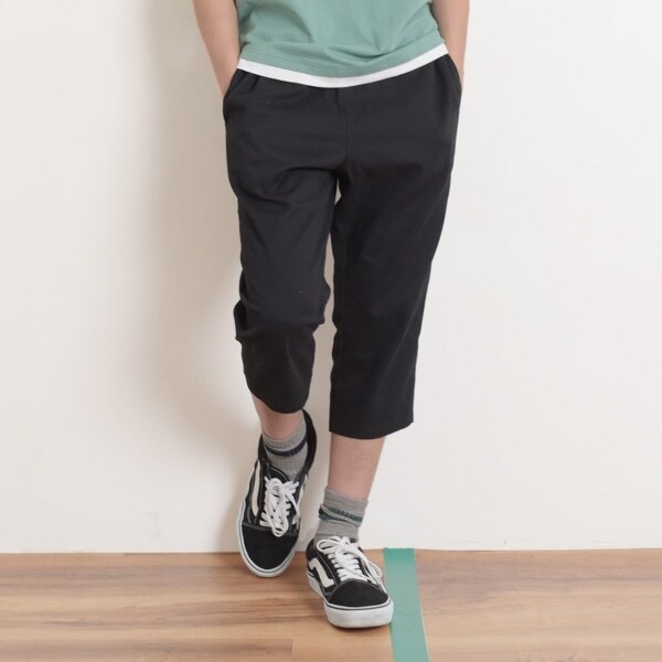 コットンツイル・7分丈シェフパンツ