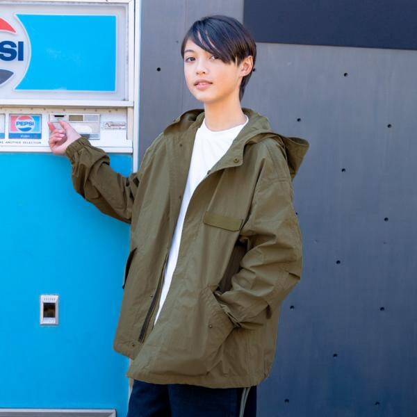 【大人向けサイズあり】ナイロン・ショートモッズコート