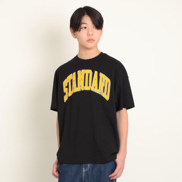 【大人向けサイズあり】【STREET】クラックロゴプリントビッグ半袖Tシャツ