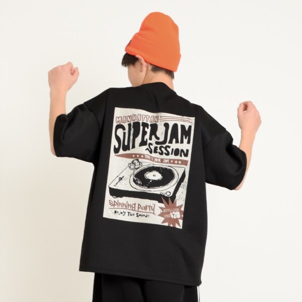 【大人向けサイズあり】【速乾】【接触冷感】【セットアップ対応】ダンボール・アソートダンス半袖Tシャツ