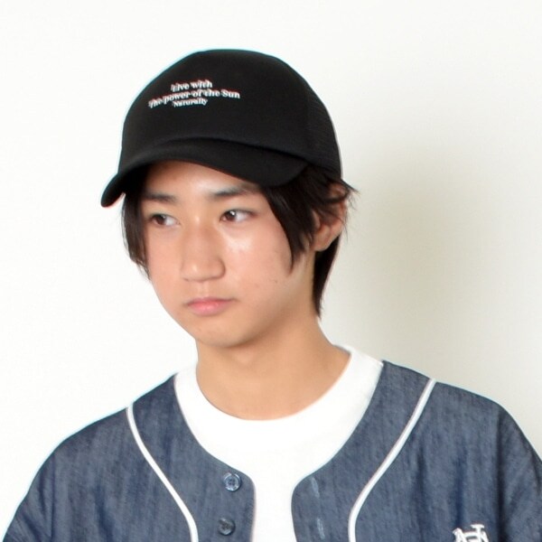 【大人向けサイズあり】メッセージプリントメッシュCAP