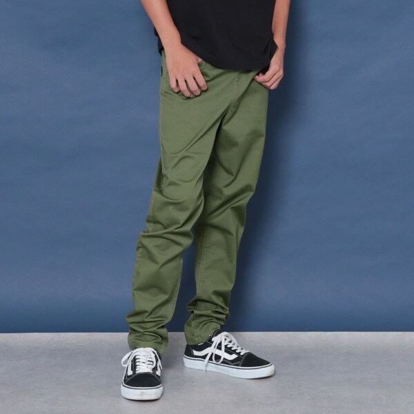 【大人向けサイズあり】ストレッチツイル・スリムパンツ