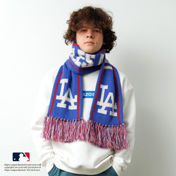 【大人向けサイズあり】【MLB】チームロゴマフラー