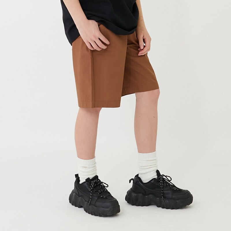 【大人向けサイズあり】【セットアップ対応】タイプライター・イージーハーフパンツ