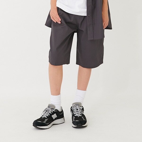 【大人向けサイズあり】【セットアップ対応】タイプライター・イージーハーフパンツ