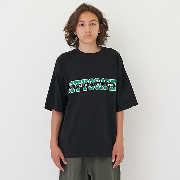 【大人向けサイズあり】【GLSW.】【接触冷感】ハイクールコットン・オリジナルフロントプリント半袖Tシャツ