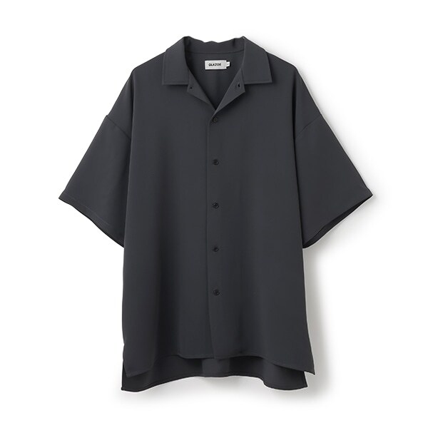 【大人向けサイズあり】トロトロ・半袖開衿シャツ