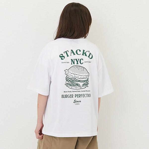 【大人向けサイズあり】【接触冷感】ハイクールコットン・フードプリント半袖Tシャツ