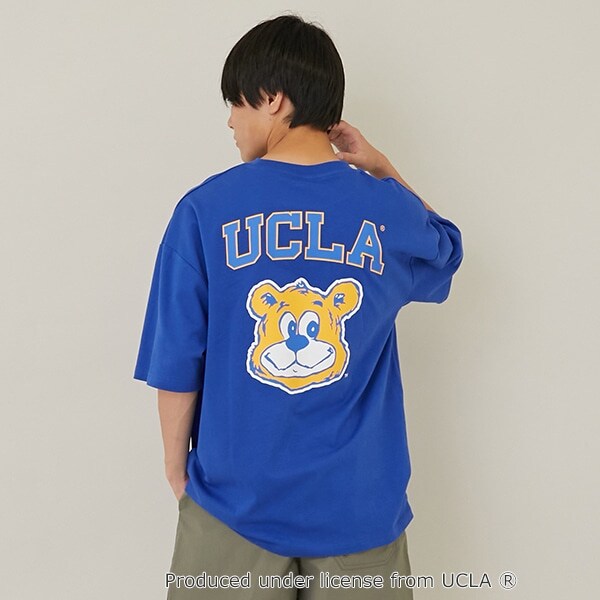 【大人向けサイズあり】【接触冷感】ハイクールコットン・UCLA大学半袖Tシャツ