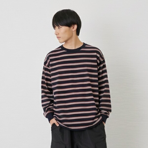 ボーダー長袖Tシャツ