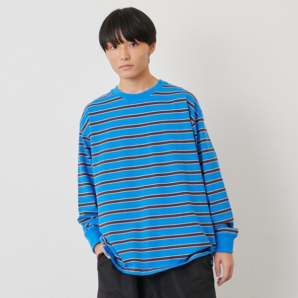 ボーダー長袖Tシャツ
