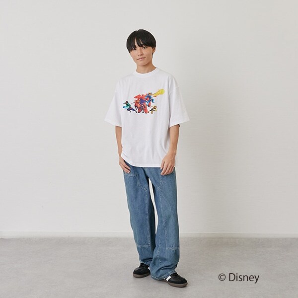 【DISNEY】BAYMAX_BIG HERO ６半袖Tシャツ