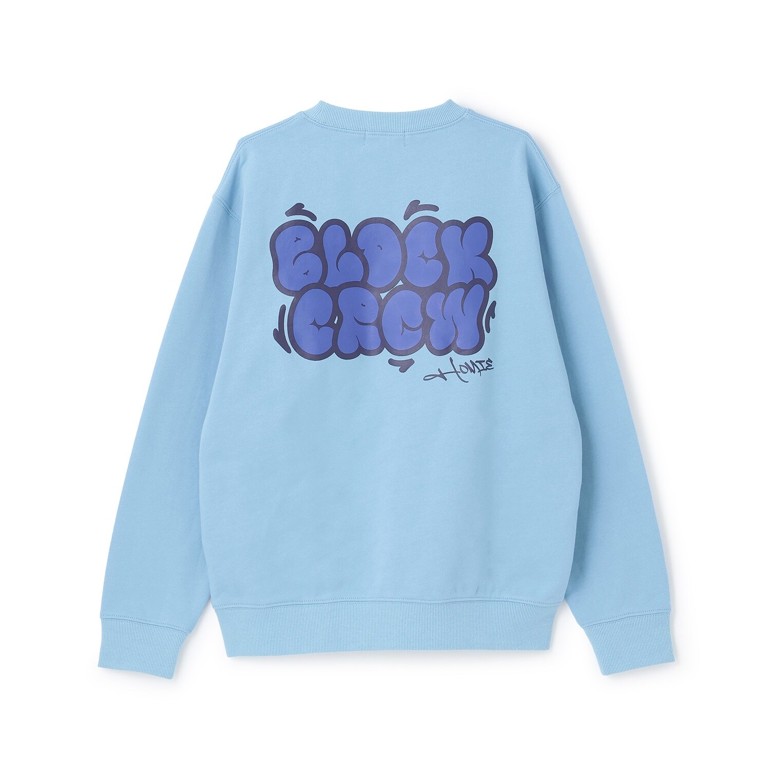 グラフィティ バックプリントロゴ 裏毛トレーナー