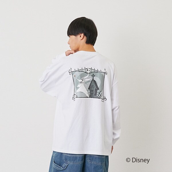 【DISNEY】ナイトメアー・ビフォア・クリスマス/アソートプリント長袖Tシャツ