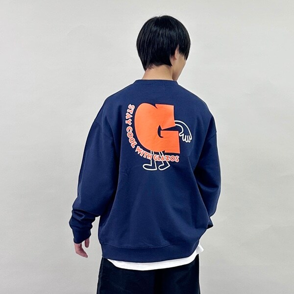 【GLSW.】ヘビーウエイト裏毛・アソートバックプリントトレーナー