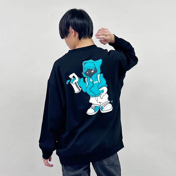 【GLSW.】ヘビーウエイト裏毛・アソートバックプリントトレーナー