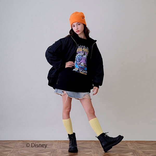 【GLSW.】【DISNEY VILLAINS】裏起毛アソートプリントトレーナー