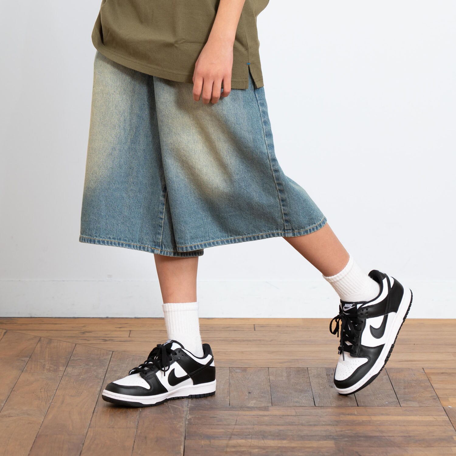 デニムハーフパンツ