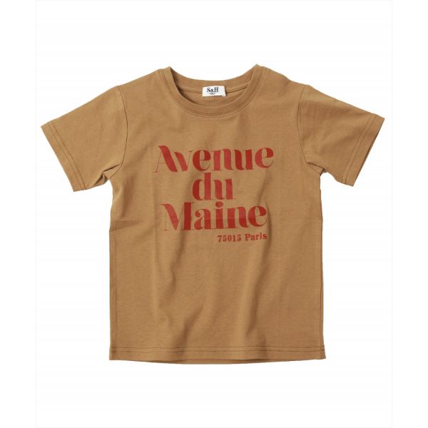 天竺・プリント半袖Tシャツ