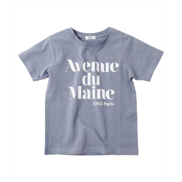 天竺・プリント半袖Tシャツ