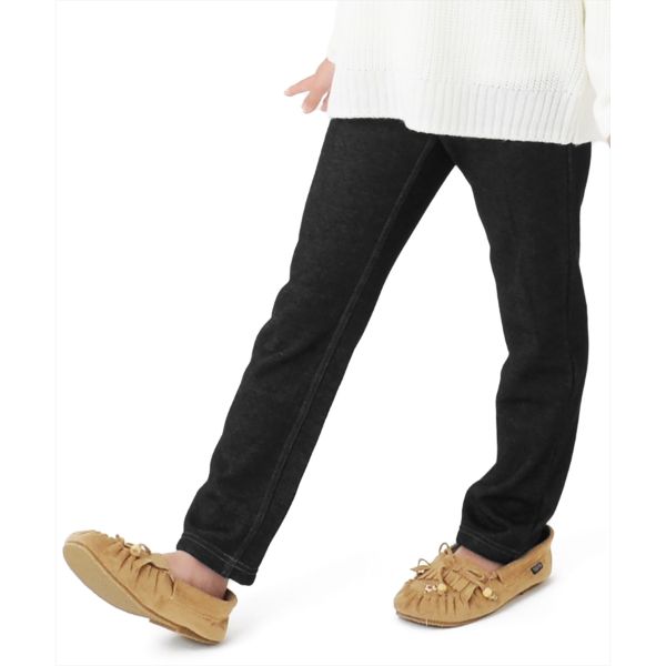 デニム風裏シャギーパンツ