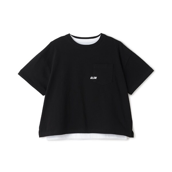 【SKIT0LY】【接触冷感】ハイクールコットン・タンクトップつき5部袖Tシャツ