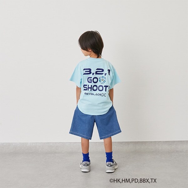 【SKIT0LY】【BEYBLADE X】プリント半袖Tシャツ