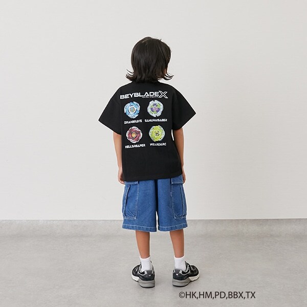 【SKIT0LY】【BEYBLADE X】プリント半袖Tシャツ