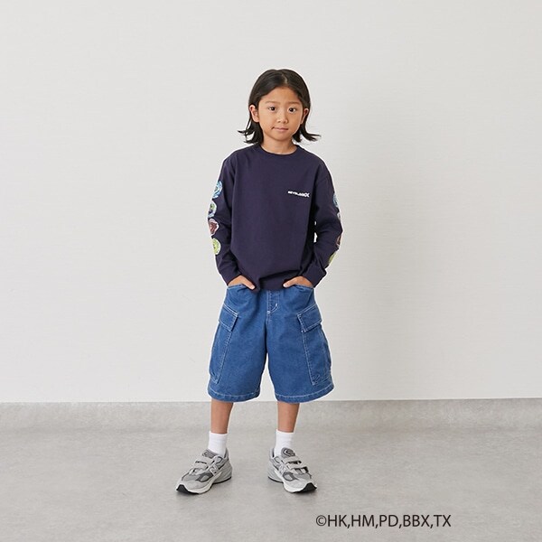 【SKIT0LY】【BEYBLADE X】プリント長袖Tシャツ